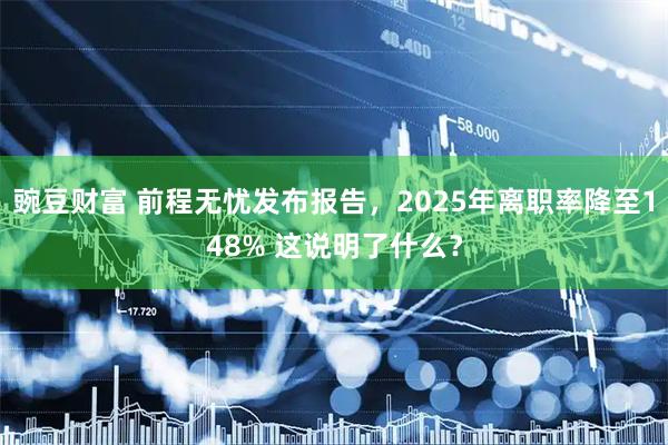 豌豆财富 前程无忧发布报告，2025年离职率降至148% 这说明了什么？