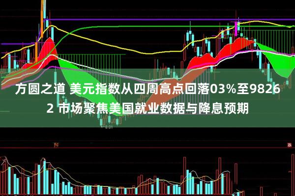 方圆之道 美元指数从四周高点回落03%至98262 市场聚焦美国就业数据与降息预期