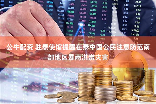 公牛配资 驻泰使馆提醒在泰中国公民注意防范南部地区暴雨洪涝灾害