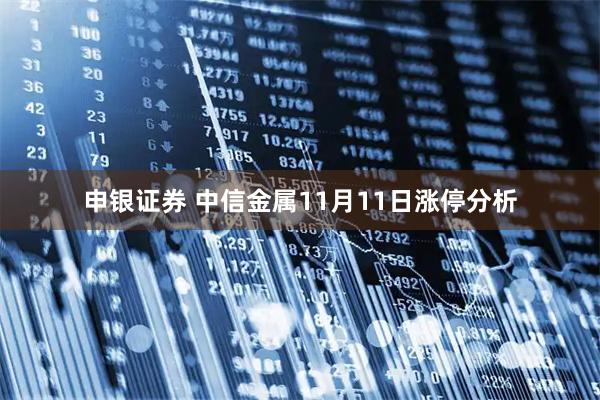 申银证券 中信金属11月11日涨停分析